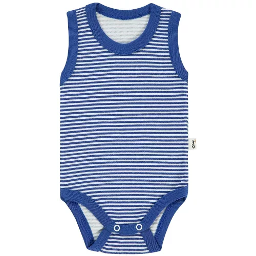 Civil Kékcsíkos baba body