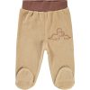 Civil Dínós világosbarna baba plüss lábfejes nadrág