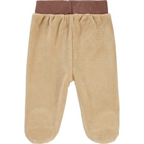 Civil Dínós világosbarna baba plüss lábfejes nadrág