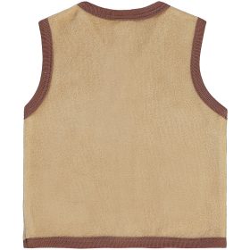 Civil Dínós világosbarna baba plüss mellény