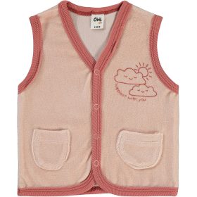 Civil Felhős barack baba plüss mellény