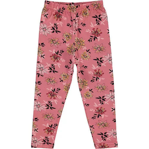 Civil Virágos mályva kislány leggings