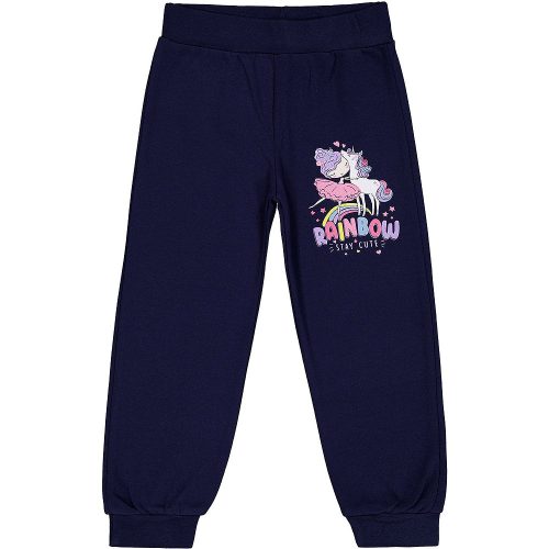 Civil Unikornis-kislányos sötétkék kislány melegítőnadrág