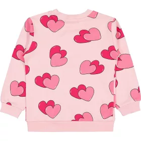 Civil Szíves rózsaszín kislány pulóver