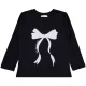 Civil Masnis fekete kislány felső