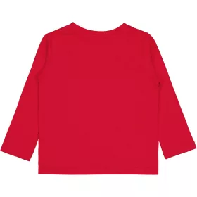 Civil Virágos piros kislány felső