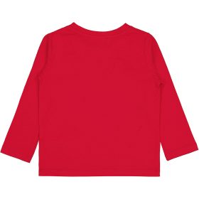 Civil Virágos piros kislány felső