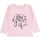 Civil Feliratos rózsaszín kislány felső