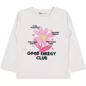 Civil Virágos ekrü kislány felső