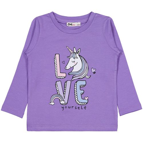 Civil Love lila kislány felső