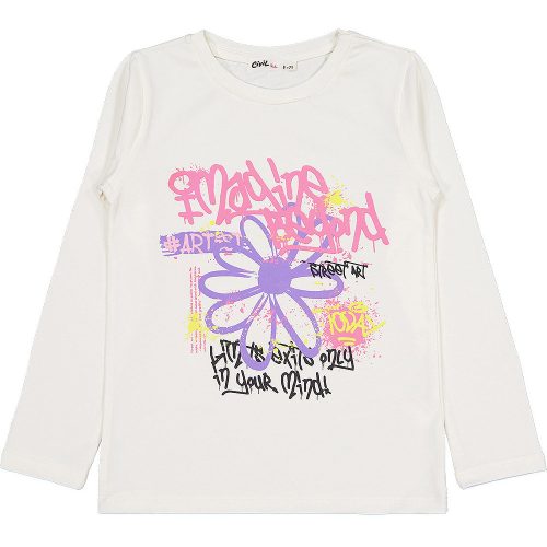 Civil Graffitis ekrü lány felső