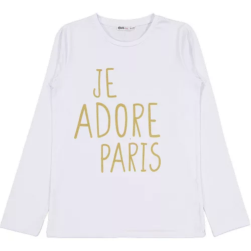 Civil Paris fehér tini felső