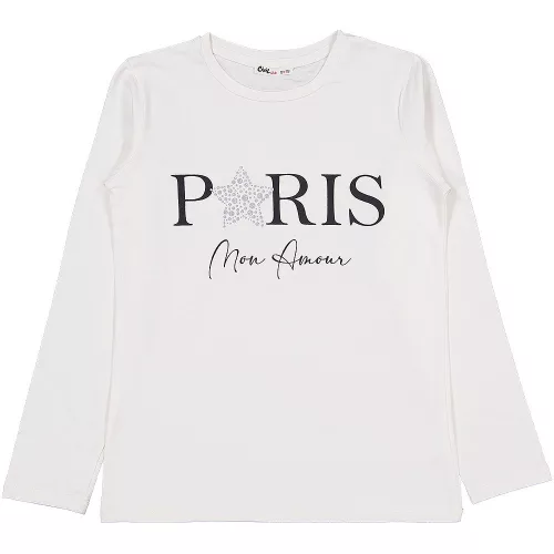 Civil Paris ekrü lány felső