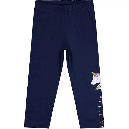 Civil Unikornis fekete kislány leggings