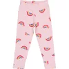 Civil Szivárványos rózsaszín kislány leggings