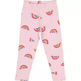 Civil Szivárványos rózsaszín kislány leggings