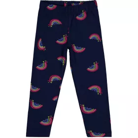 Civil Szivárványos sötétkék kislány leggings