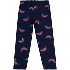 Civil Szivárványos sötétkék kislány leggings