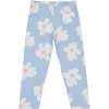 Civil Virágos kék kislány leggings