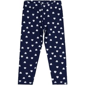 Civil Szíves sötétkék kislány leggings