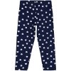 Civil Szíves sötétkék kislány leggings
