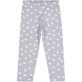 Civil Szíves szürke kislány leggings