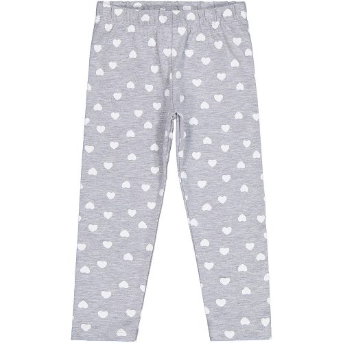 Civil Szíves szürke kislány leggings