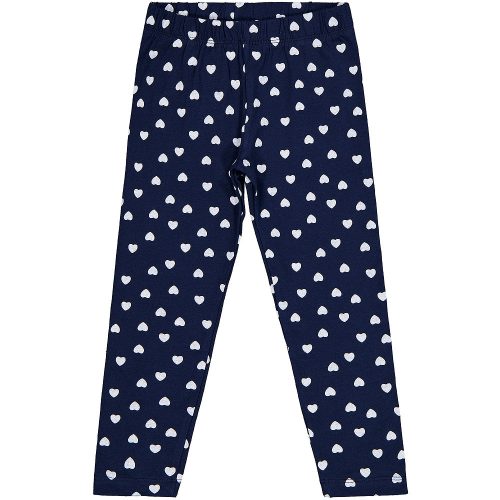 Civil Szíves sötétkék lány leggings
