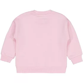 Civil Strasszos rózsaszín belül bolyhos kislány pulóver