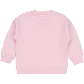 Civil Strasszos rózsaszín belül bolyhos kislány pulóver