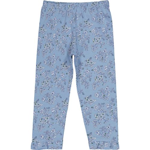 Civil Virágos kék kislány leggings