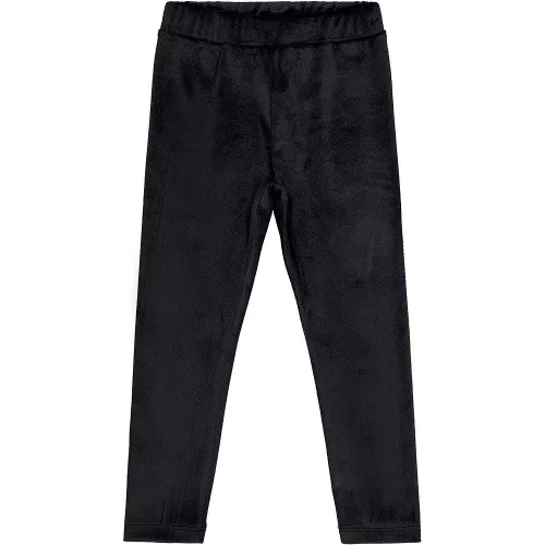 Civil Fekete kordbársony kislány leggings