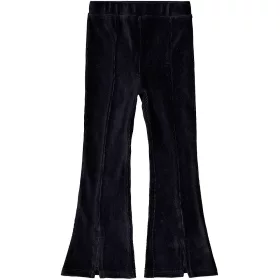 Civil Fekete kordbársony trapézszárú tini leggings