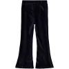 Civil Fekete kordbársony trapézszárú tini leggings