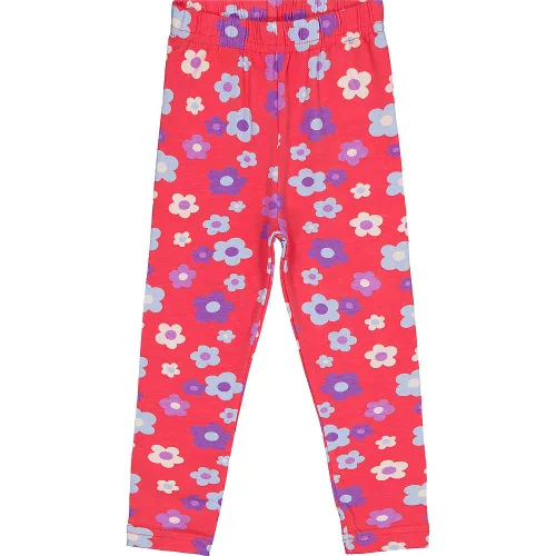 Civil Virágos korall kislány leggings