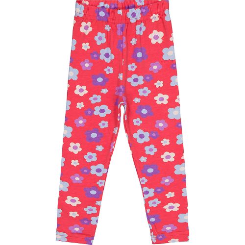 Civil Virágos korall kislány leggings