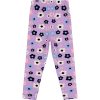 Civil Virágos lila kislány leggings