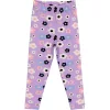 Civil Virágos lila kislány leggings