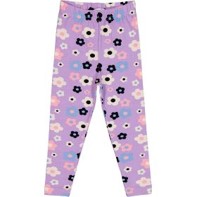 Civil Virágos lila kislány leggings