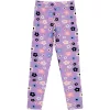 Civil Virágos lila lány leggings