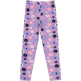Civil Virágos lila lány leggings