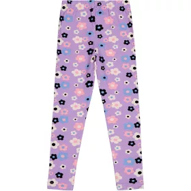 Civil Virágos lila lány leggings