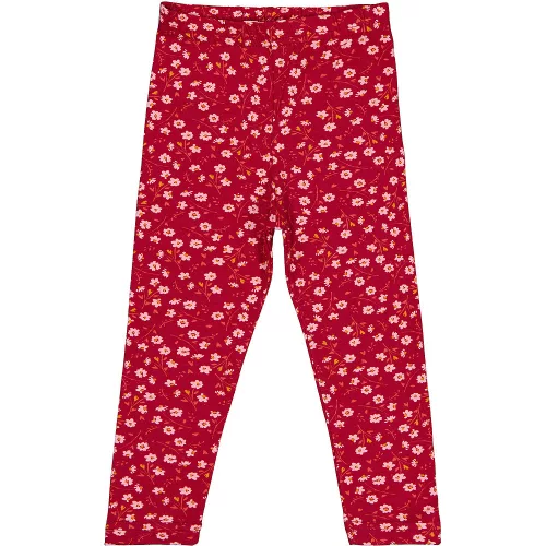 Civil Virágos bordó puha kislány leggings