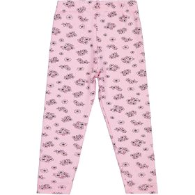 Civil Virágos rózsaszín kislány meleg leggings
