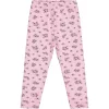 Civil Virágos rózsaszín kislány meleg leggings