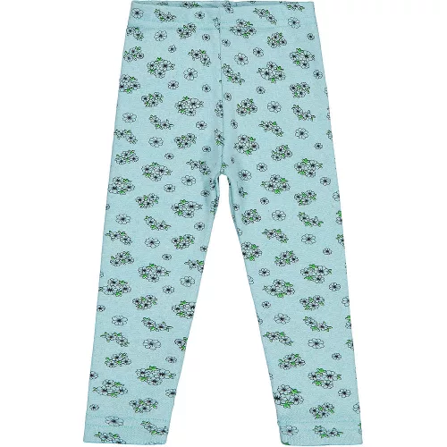 Civil Virágos menta kislány meleg leggings