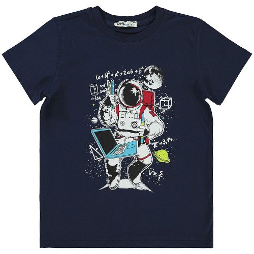 Civil Űrhajós sötétkék fiú póló