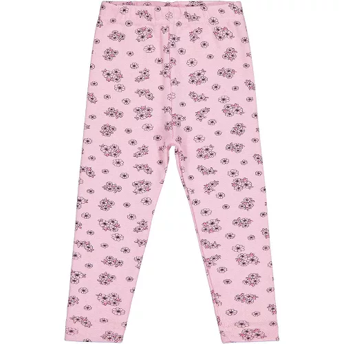 Civil Virágos rózsaszín lány meleg leggings