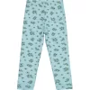 Civil Virágos menta lány meleg leggings
