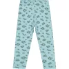 Civil Virágos menta lány meleg leggings